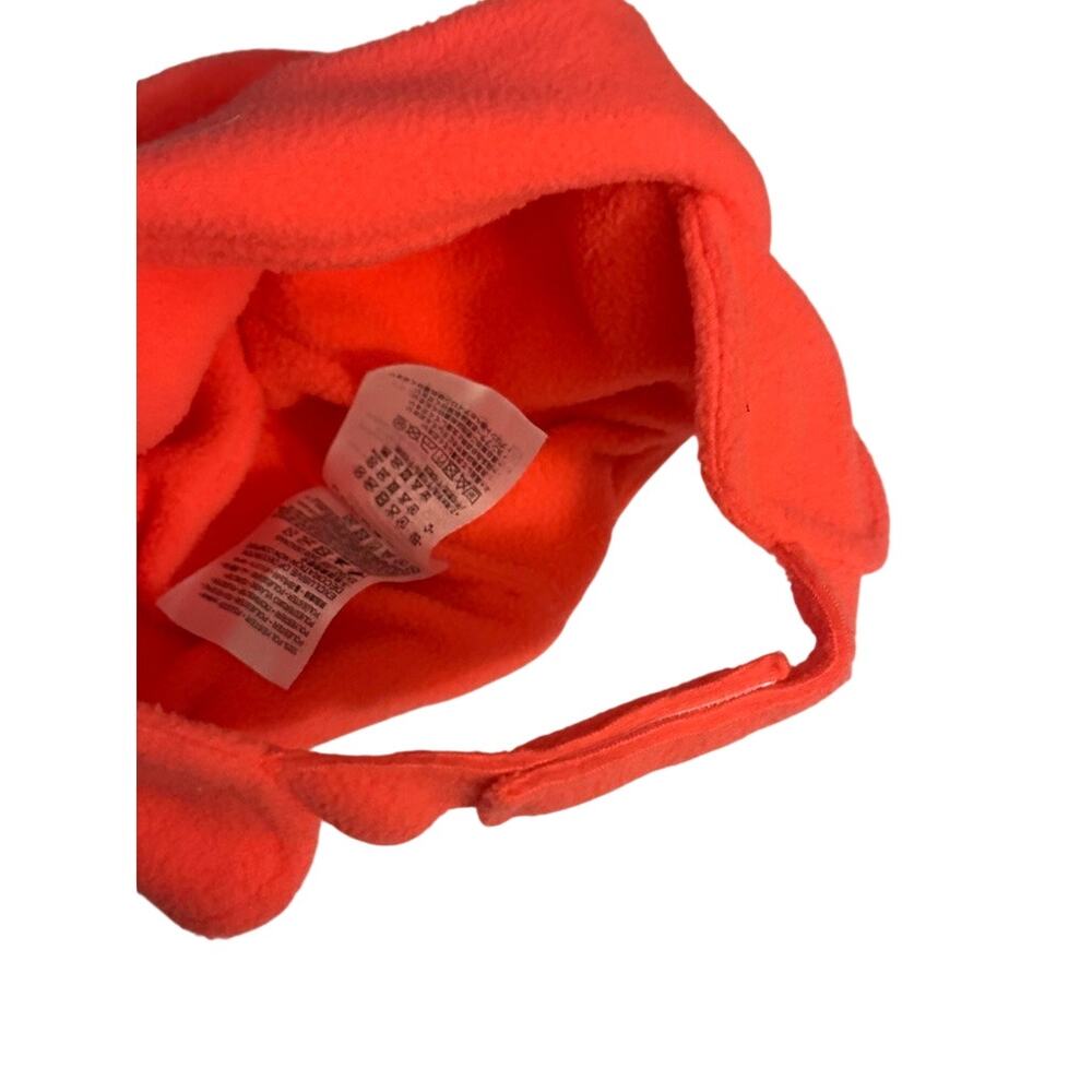 Nike Bright Pink Fleece 2 Piece Set Infant Hat with Chin Strap & Mittens NEW - Picture 4 of 7